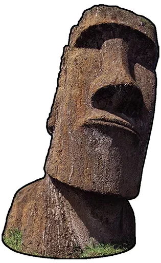 Moai | Моаи stiker 🗿