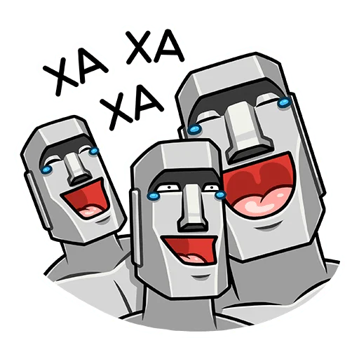 Telegram Sticker «Моаи Стоун» ?