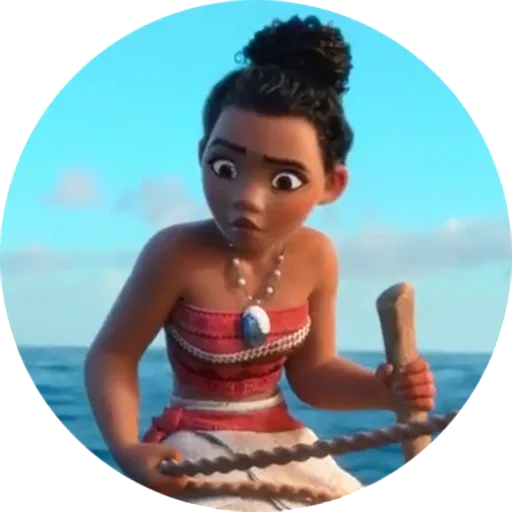 Telegram Sticker «Moana / Oceania / Моана» 😳