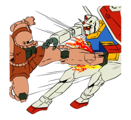 Gundam 0079 + Zeta Gundam stiker 👊