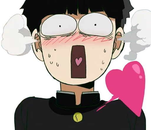 Telegram Sticker «mob psycho 100» ❤