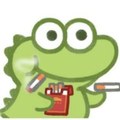 Стикер Telegram «Cute Crocodile» 🚬