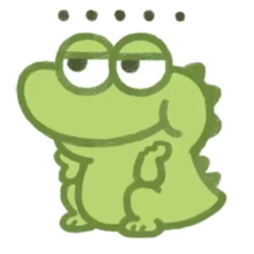 Cute Crocodile stiker 😐
