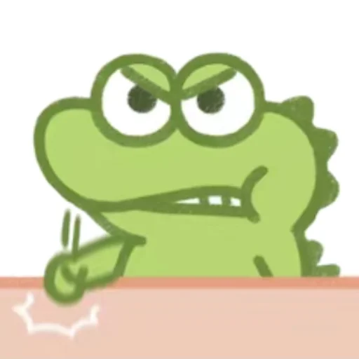 Cute Crocodile stiker 🥊