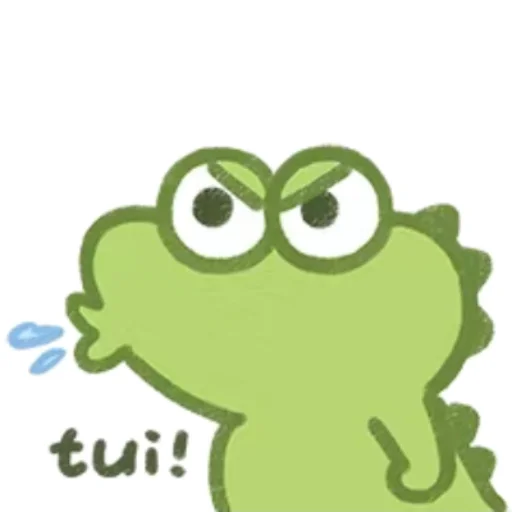 Стикер Telegram «Cute Crocodile» 😪