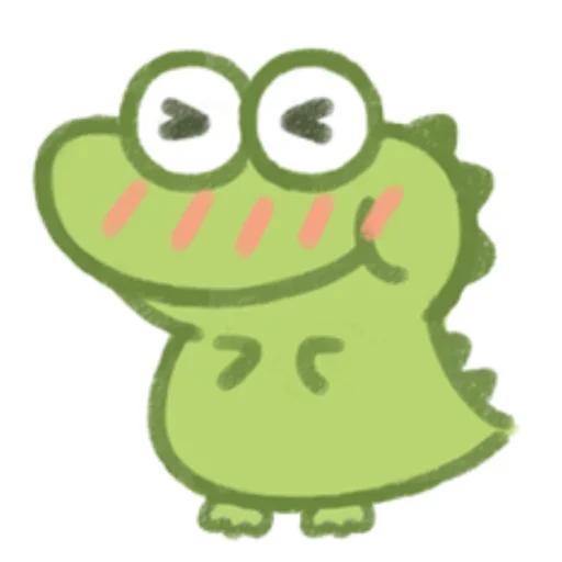 Cute Crocodile stiker 😘