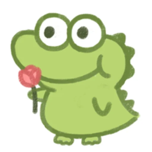 Cute Crocodile stiker 😘