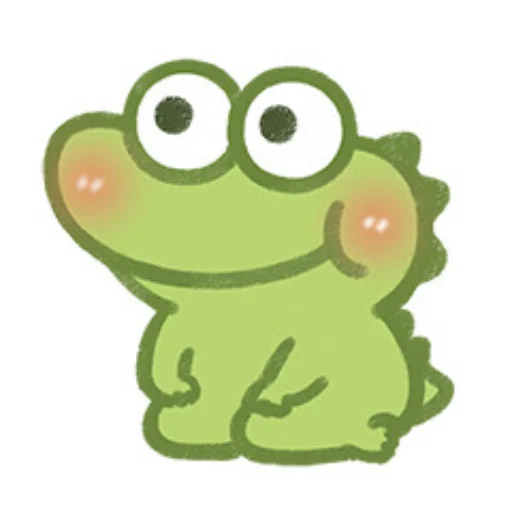 Cute Crocodile stiker 🙂