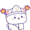 Емодзі Telegram «#4 all mochipeachcats emojis» 🎎