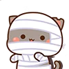 Эмодзи Telegram «#4 all mochipeachcats emojis» 🖤