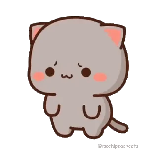 mochi peach cats №21 emoji 🫣