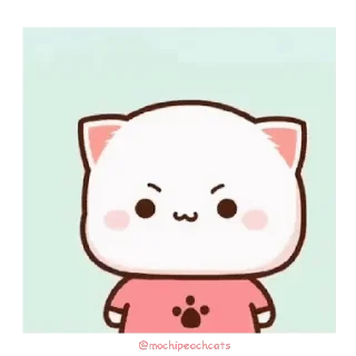 mochi peach cats №21 emoji 😏