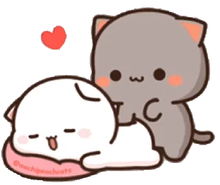 mochi peach cats №21 emoji 🐾