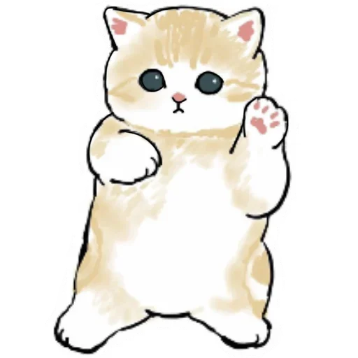 Коты mofu_sand sticker 🕺