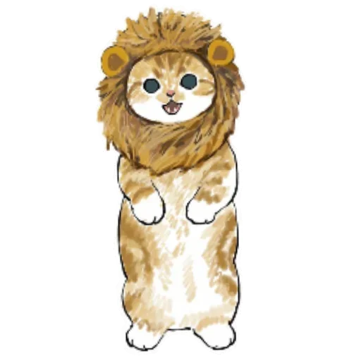 Коты mofu_sand  emoji 🦁