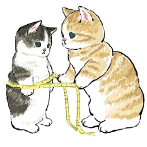 Коты mofu_sand  stiker 😕