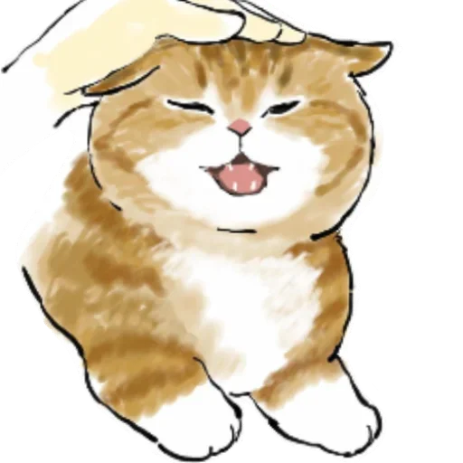 Коты mofu_sand  stiker 😌