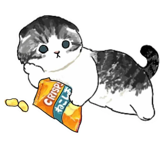 Коты mofu_sand sticker 😐