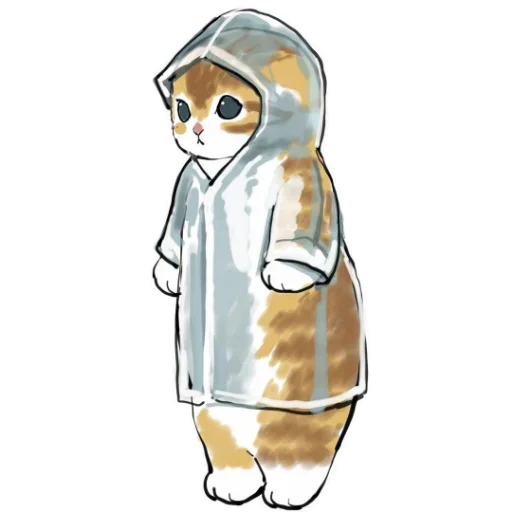 Коты mofu_sand  sticker ⛈