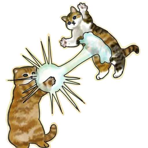 Telegram Sticker «Коты mofu_sand » 🧙‍♂