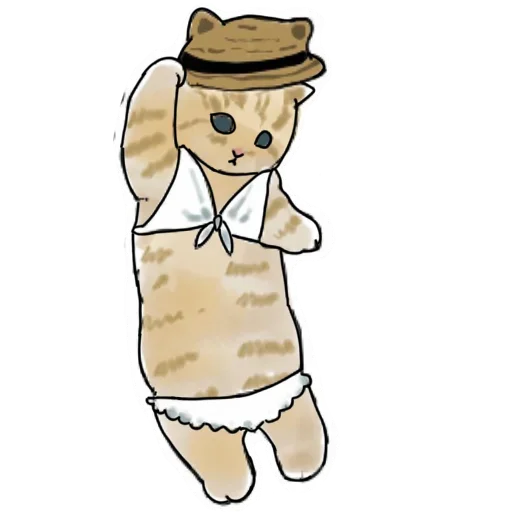 Коты mofu_sand  sticker 👙