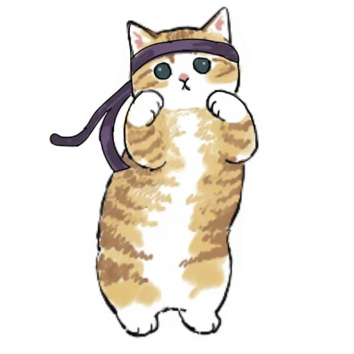 Коты mofu_sand  stiker 🥋