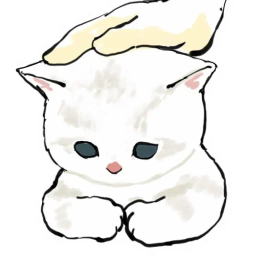 Коты mofu_sand  emoji 😞