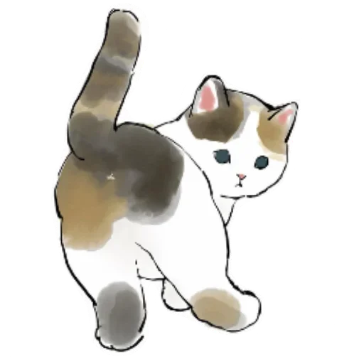 Коты mofu_sand  sticker 💩