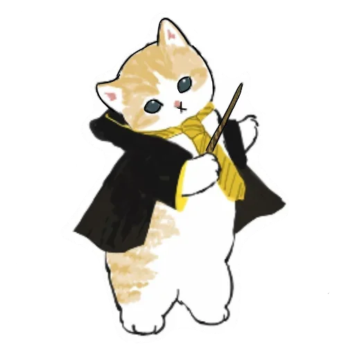 Коты mofu_sand  emoji 🧙‍♀