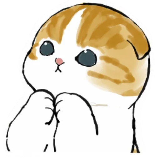 Коты mofu_sand  emoji 🥺