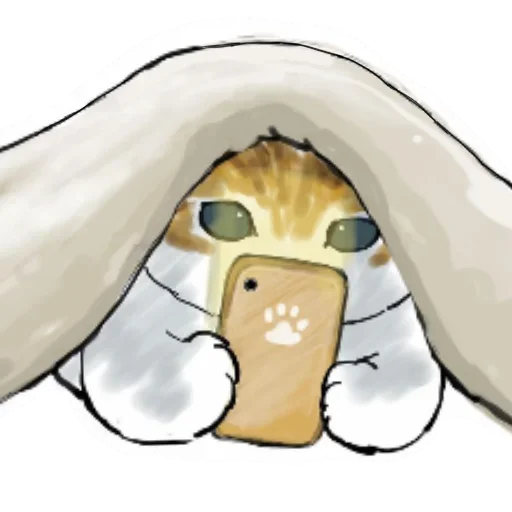 Коты mofu_sand  stiker 🤳
