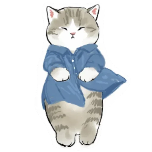 Коты mofu_sand  emoji 👗