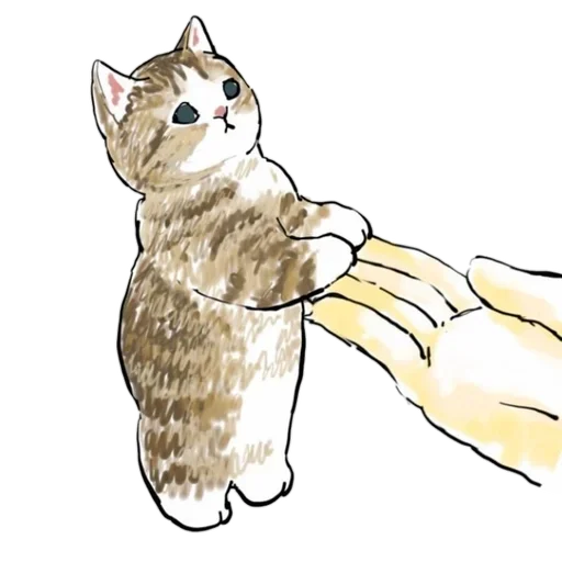 Коты mofu_sand sticker 🤲
