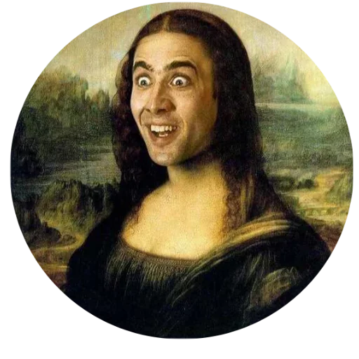 Telegram Sticker «Мона Лиза» ?