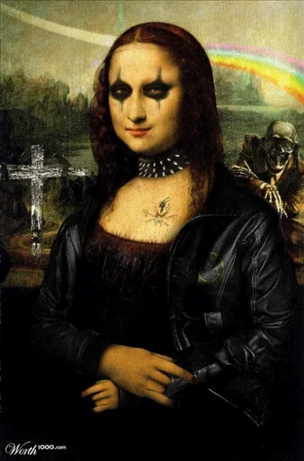 Стикер Mona Lisa 😙