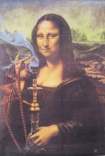 Стикер Mona Lisa 🤨