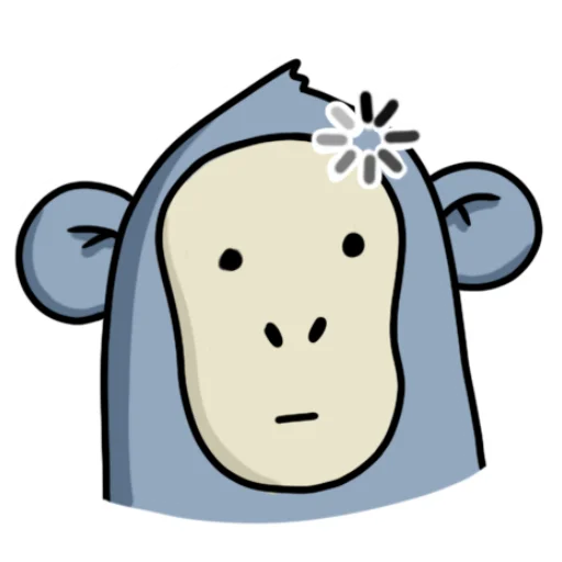 Обезьянка Mono emoji 🤯
