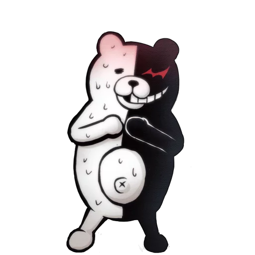 Эмодзи Monokuma Danganronpa stickers 😍