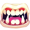 Telegram emoji «monsters face | лица монстров» 👄