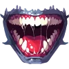 Telegram emojisi «monsters face | лица монстров» 👄