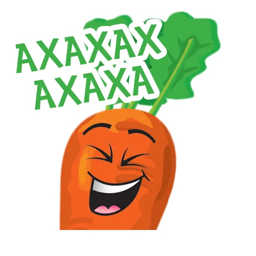 Telegram Sticker «Морковь Сеня» 😀