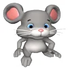 Mouse and arts emoji 🤫