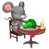 Mouse and arts emoji 🥦