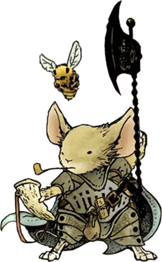 Стікер mouse guard 🐝