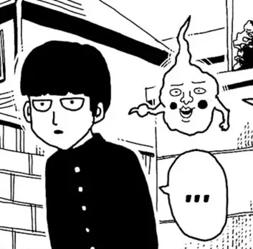 mob psycho 100 manga emoji 😶