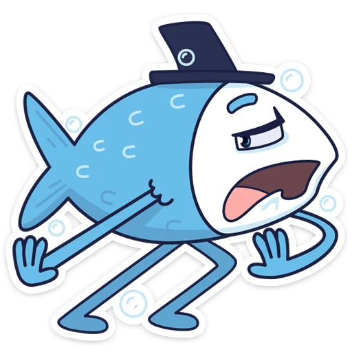 mr. Fish emoji ✋