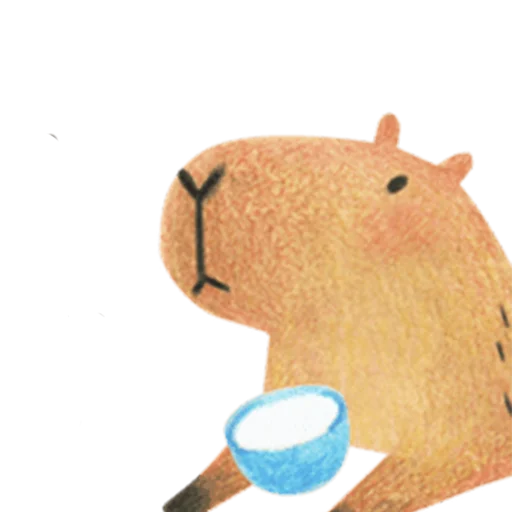 Эмодзи Mr. Capybara 🥛