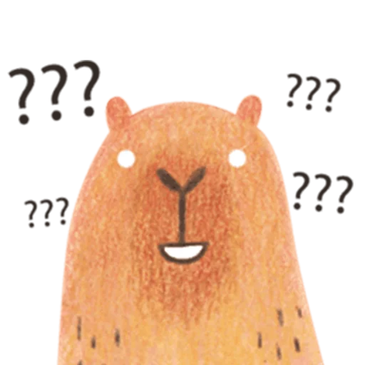 Mr. Capybara emoji ❓
