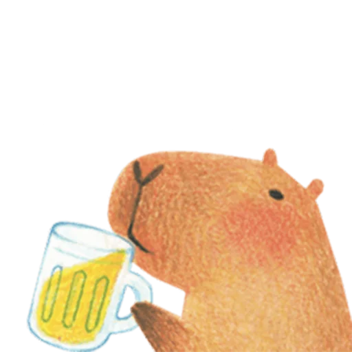 Эмодзи Mr. Capybara 🍺