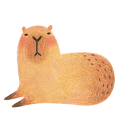 Telegram Sticker «Mr. Capybara» 🤨